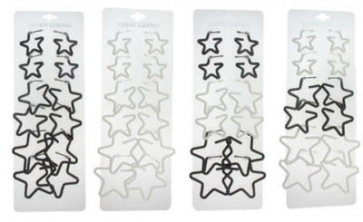 MULTIPLE HOOP EARRINGS ME422BW