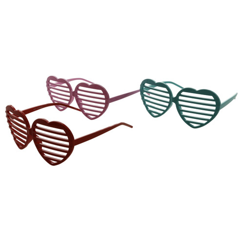 Heart Shaped Party Glasses Large Frame Lensless 8SG38C