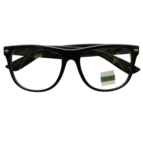 UV 400 Black Acrylic With Clear Lens 9SG707CL