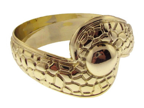 Metallic Finish Acrylic Snakeskin Textured Bangle Bracelet Gold-Tone - B1063 Metallic Finish Acrylic Snakeskin Textured Bangle Bracelet Gold-Tone - B1063