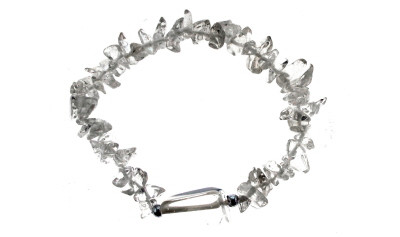 Clear Quartz small stone stretch bracelet 18B23202HE