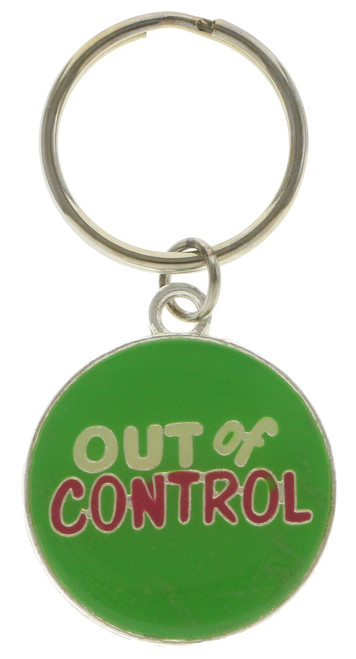 Enameled Novelty Out Of Control Key Chain KEKC4938