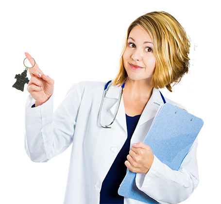 God Bless Nurses Inspirational Key Chain KEKC5010