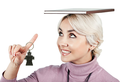 God Bless Teachers Inspirational Key Chain KEKC5011