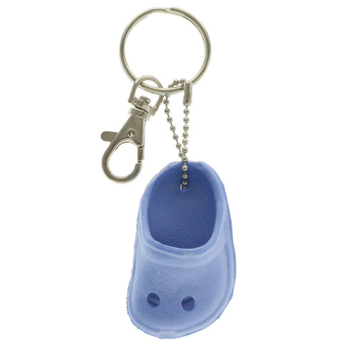 Baby Blue Shoe Charm Key Chain KEKC5069
