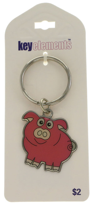 Pink Pig Charm Key Chain KEKC5132