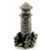 Candle snuffer made of pewter shaped as a light house with sea shells around the base cs2 Candle snuffer made of pewter shaped as a light house with sea shells around the base cs2