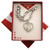 Silver Tone Initial Bracelet "D" with Gift Box GBB4
