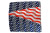 Wavy American flag scarf made of silky and sheer polyester FSCARF1 Wavy American flag scarf made of silky and sheer polyester FSCARF1