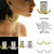 Silver-tone and Gold-tone hoop earrings 12E1412B