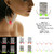 Neon Hoop-Earrings With Bead Accents Silver-Tone & Assorted-Color 12 Per Package 12E1462C