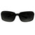 UV 400 Dark Frame Rectangle Sunglasses 15SG3023