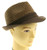 Brown 30% Cotton,70% Polyester Trilby Hat HAT076