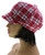 One Size Fits Most Plaid Pattern Decorative Buckle Bakerboy-Hat HAT175