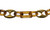  Gold Tone & Brown Fashion Chain Belt BLT888182GM