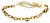  Gold Tone & Brown Fashion Chain Belt BLT888182GM
