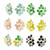 Colorful Flower Post Earrings E316C