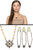 Silver Tone Fashion Necklace with Crystal & Stone Accents 9N15582