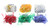 Colorful Christmas Bow Barrettes SH18066