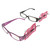 Assorted Translucent Rectangular Reading Glasses MSR6+3.25