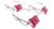 Assorted Wire Bow Rectangular Reading Glasses PWTR002+3.25