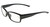 Black Acrylic Rectangular Reading Glasses YD2ASST+1.50