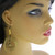 Hanging Ring Dangle Earrings, Gold-Tone - E24034