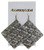 Etched Design Square Dangle Earrings Silver-Tone - E23429A