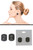 Antiqued Square Cameo Post Earrings Silver-Tone - E35397