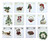 Christmas Pins Display SP202A-CB