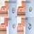 Blush & Bar ring assortment featuring mixed styles in gold, rose gold, and sterling silver finishes