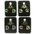 Lock Key Alphabet Stud-Earrings With Crystal Accents Multi-Color 12 Per Package E135C