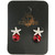 Starfish Stud-Earrings With Crystal Accents Multi-Color & Gold-Tone 12 Per Package E201C