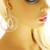 Clear Acrylic Dangle-Earrings 12 Per Package E2161A