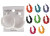 COLOR HOOP EARRING E349C