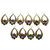Circle Stud-Earrings Multi-Color 12 Per Package E4750C