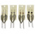 Wings Dangle-Earrings Silver-Tone & Multi-Color 12 Per Package E5010A