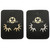 Spike Stud-Earrings With Crystal Accents  Dual-Tone 12 Per Package E60B