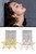 Star Dangle-Earrings Dual-Tone 12 Per Package E699B