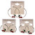 Cherries Hoop-Earrings Silver-Tone & Red 12 Per Package E6A Cherries Hoop-Earrings Silver-Tone & Red 12 Per Package E6A