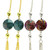 Dual-Tone & Multi-Color Metal Necklace-Earrings 12 Per Package E7043BC