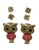 Owl Trio-Earrings With Crystal Accents Silver-Tone & Gold-Tone 12 Per Package T1185C