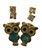 Owl Trio-Earrings With Crystal Accents Silver-Tone & Gold-Tone 12 Per Package T1185C