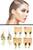 Pheonix Cloisonne-Earrings Assorted-Color & Gold-Tone 12 Per Package 9E08 Pheonix Cloisonne-Earrings Assorted-Color & Gold-Tone 12 Per Package 9E08