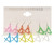 Glasses Multiple-Earring-Set With Bead Accents Multi-Color & Silver-Tone 12 Per Package ME1154C