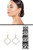 MULTIPLE DANGLE EARRINGS ME413BW