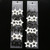 MULTIPLE DANGLE EARRINGS ME416BW