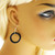 MULTIPLE DANGLE EARRINGS ME418BW