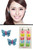 Glitter Butterfly Multiple-Earring-Set Multi-Color 12 Per Package ME7991C