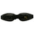 UV 400 Folding Frame with Adjustable Elastic Band Black Acrylic Goggle Style Sunglasses 12SG7450BK